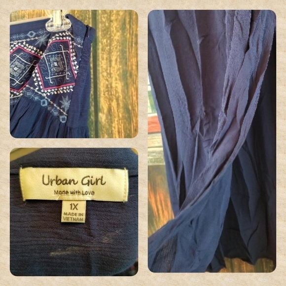 NWT Embroidered Boho Gauze Maxi Skirt!. - Picture 3 of 4